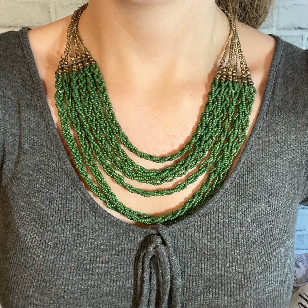 Beaded Chunk Classy Necklace